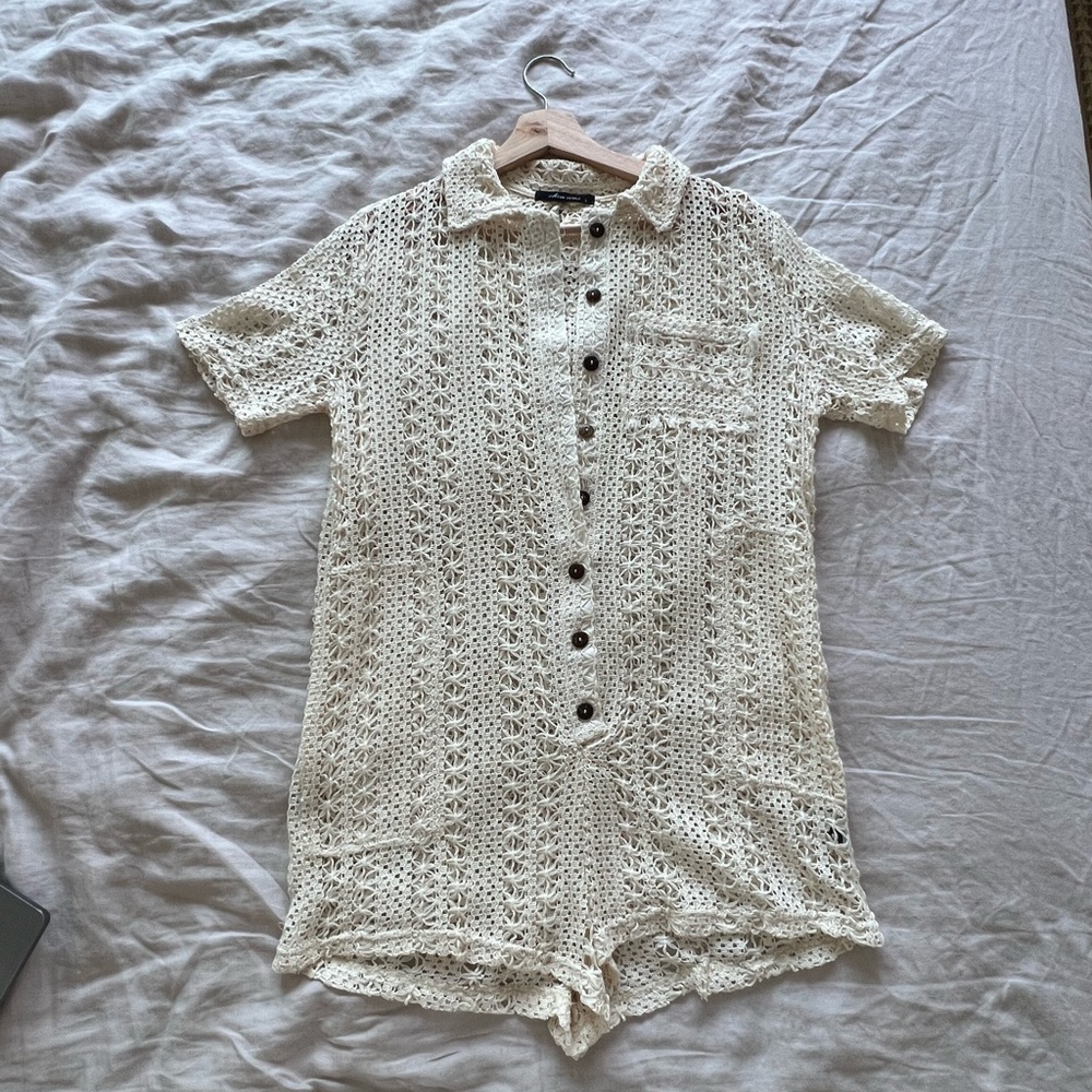 Vintage Knit Romper